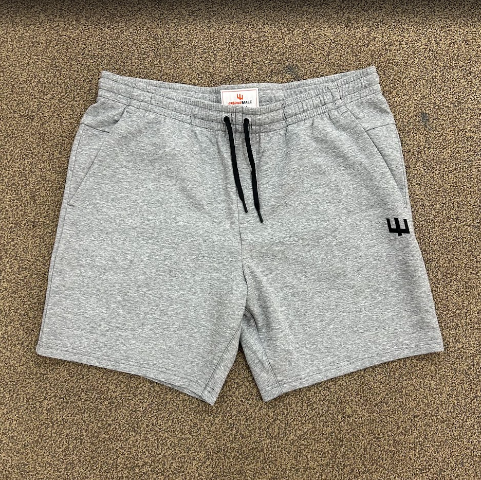 ExtinctMale Gray Logo Sweat Shorts