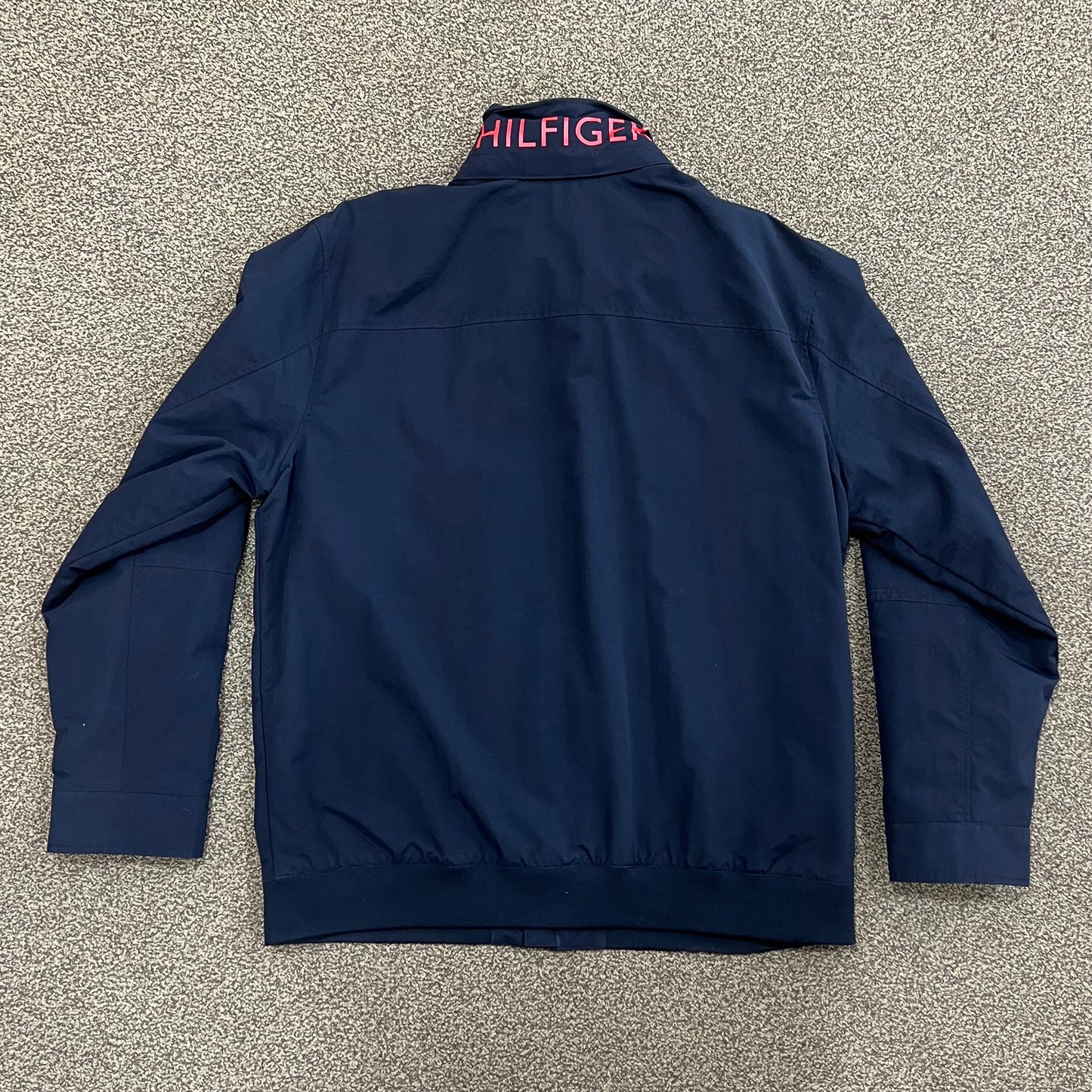 Vintage Tommy Hilfiger Windbreaker (Navy/Red)
