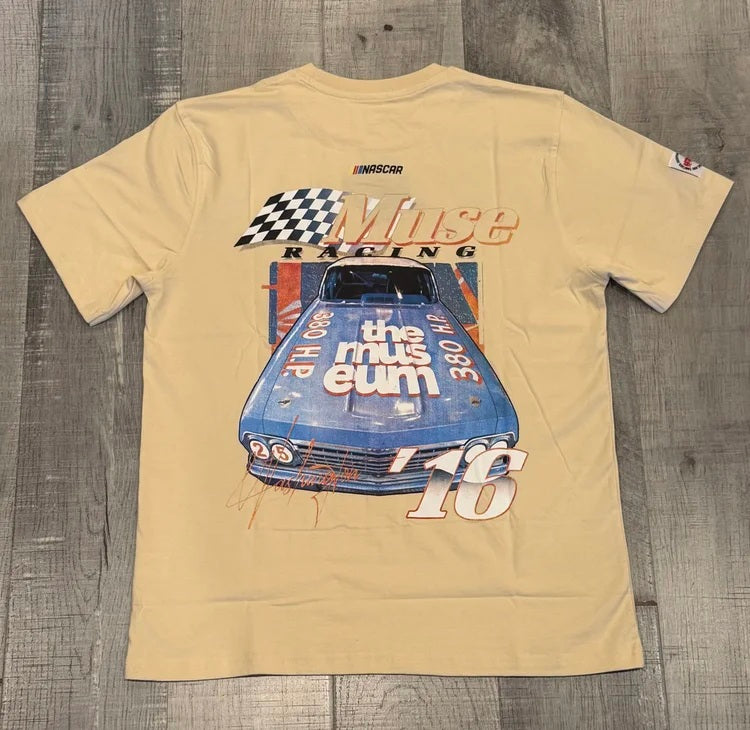Adult Museum x NASCAR Racing Tee Tan