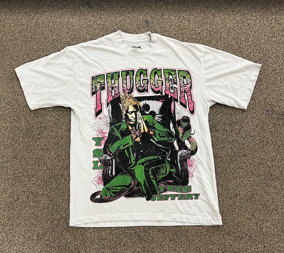 Vintage Demand Young Thug Tee Tan/Neon
