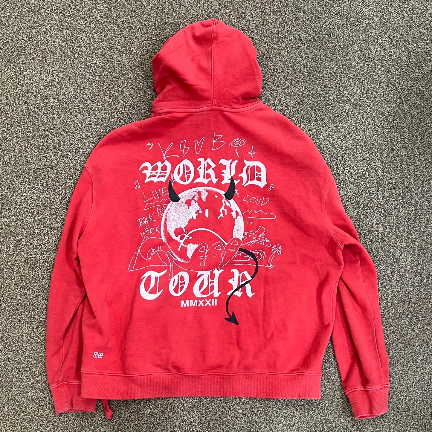 KSubi Devil Biggie Hoodie Red