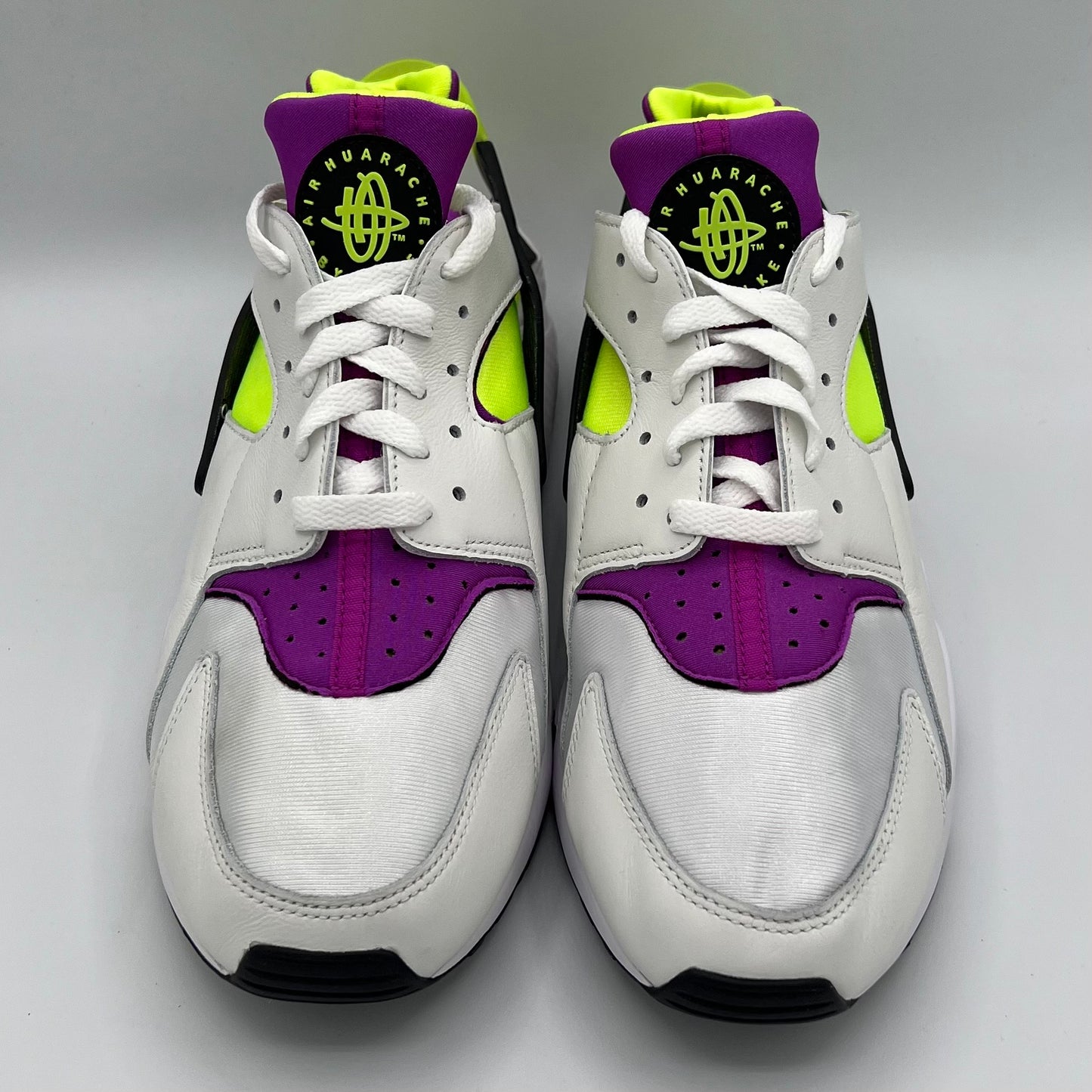 Nike Air Huarache Run Neon Yellow Magenta (2021)