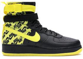 25% OFF WAS $200 Nike SF Air Force 1 High Black Dynamic Yellow