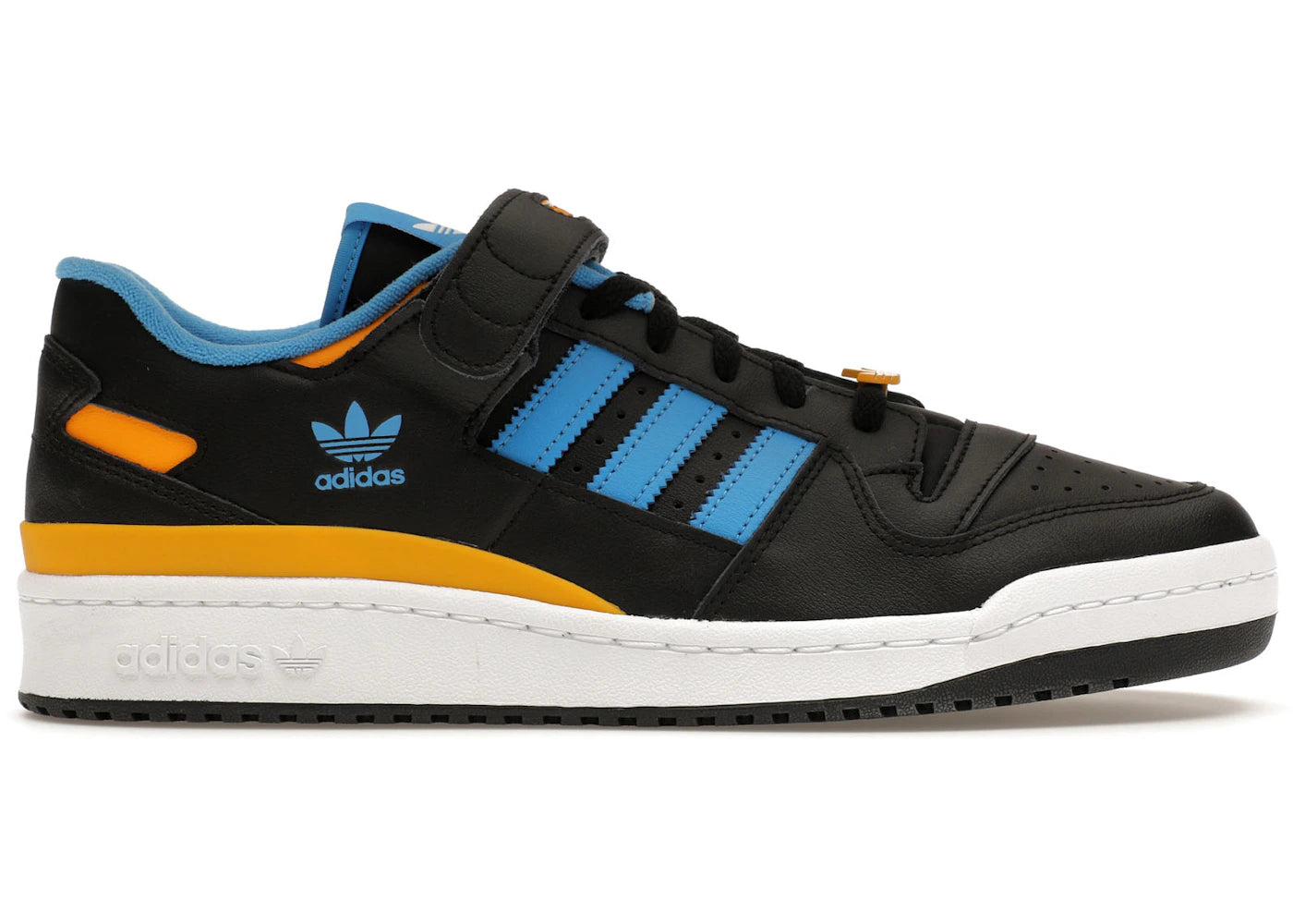 adidas Forum Low Black Pulse Blue Collegiate Gold