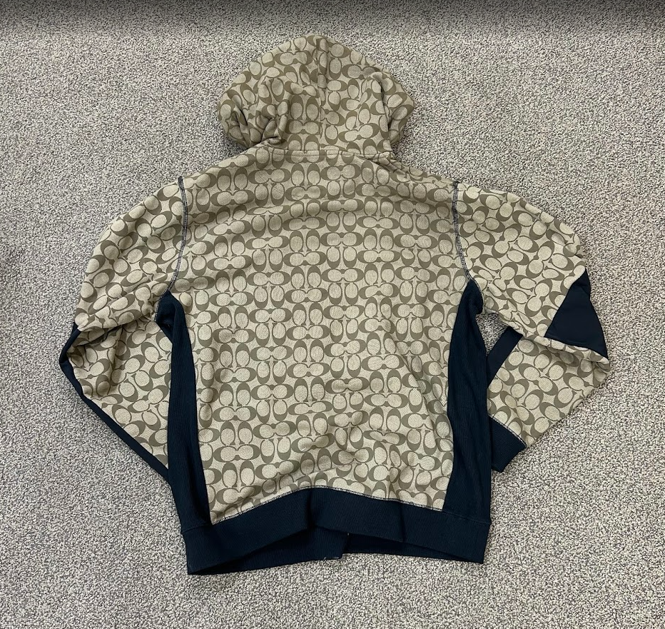 Coach Signature Hoodie Tan