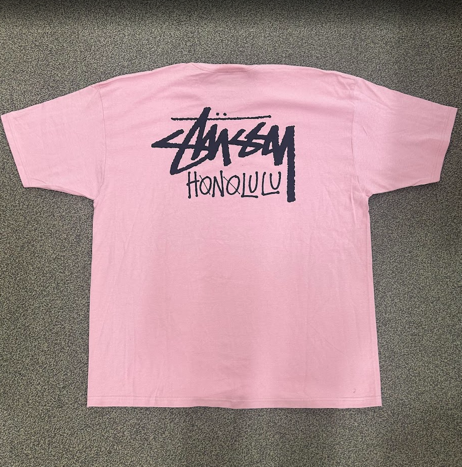 Stussy Honolulu Pink Tee