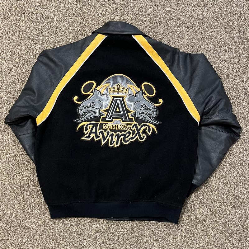 Vintage Avirex Leather Varsity Jacket