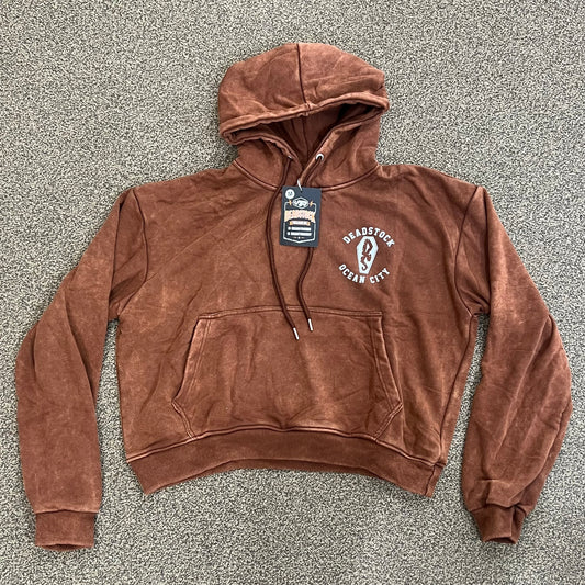 Deadstock Stock 21 Off-White Chicago Washed Brown Hoodie