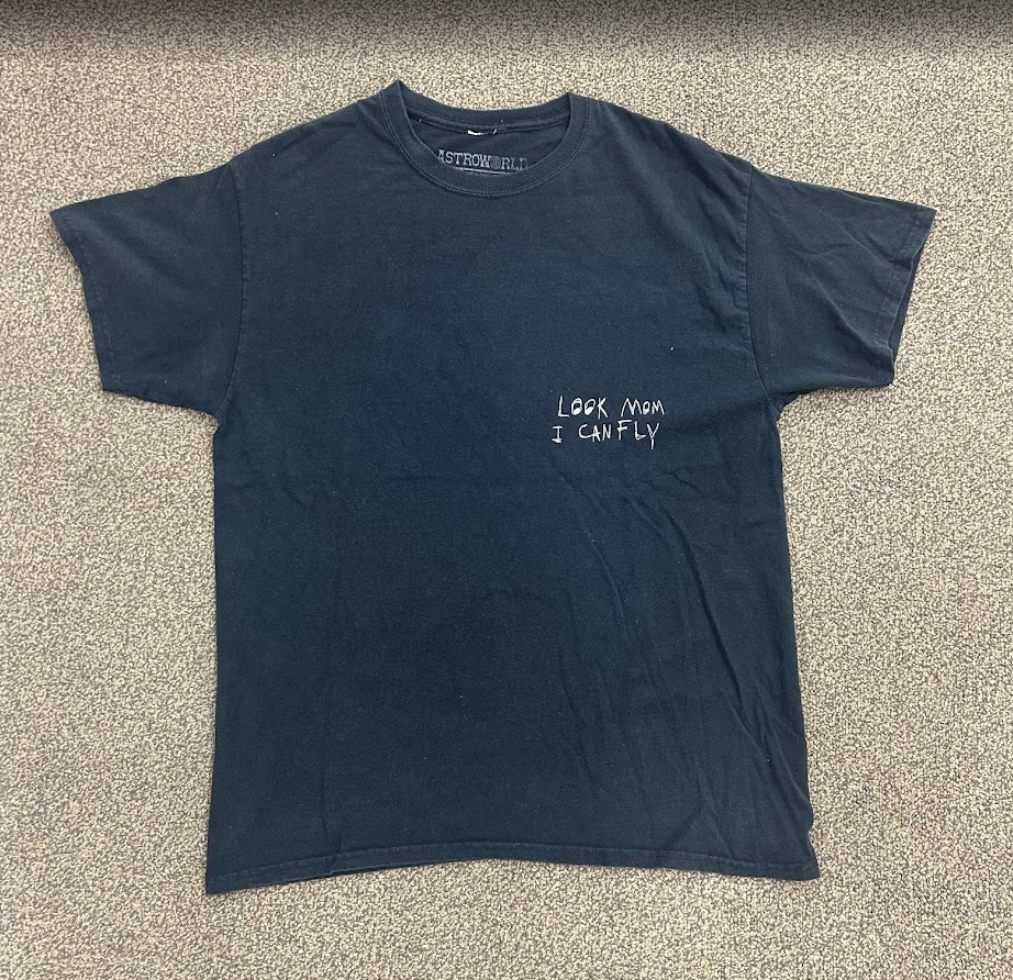 Travis Scott Look Mom I Can Fly Festival Tee Black