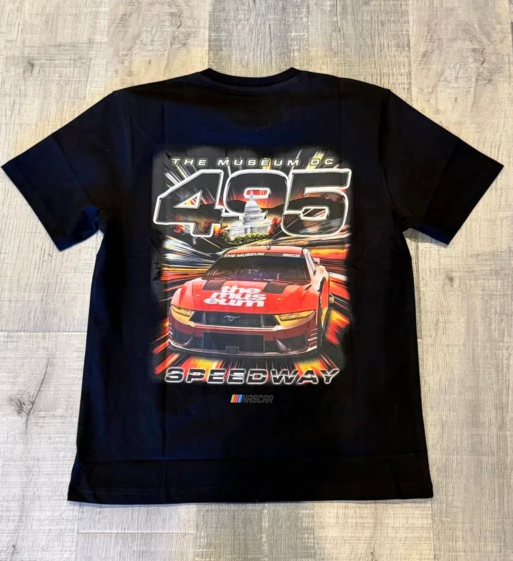 Adult Museum X NASCAR 495 Tee Black
