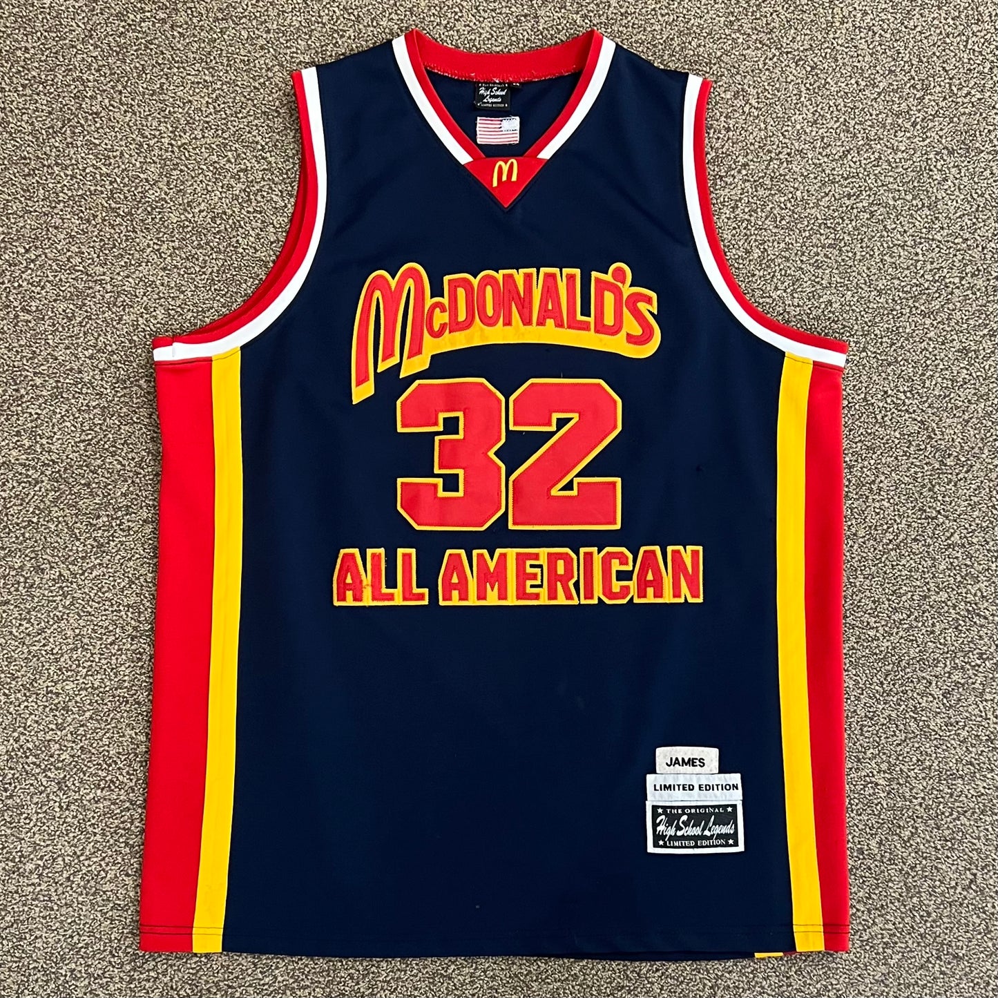 Lebron James McDonald's All American High School Basketball Jersey