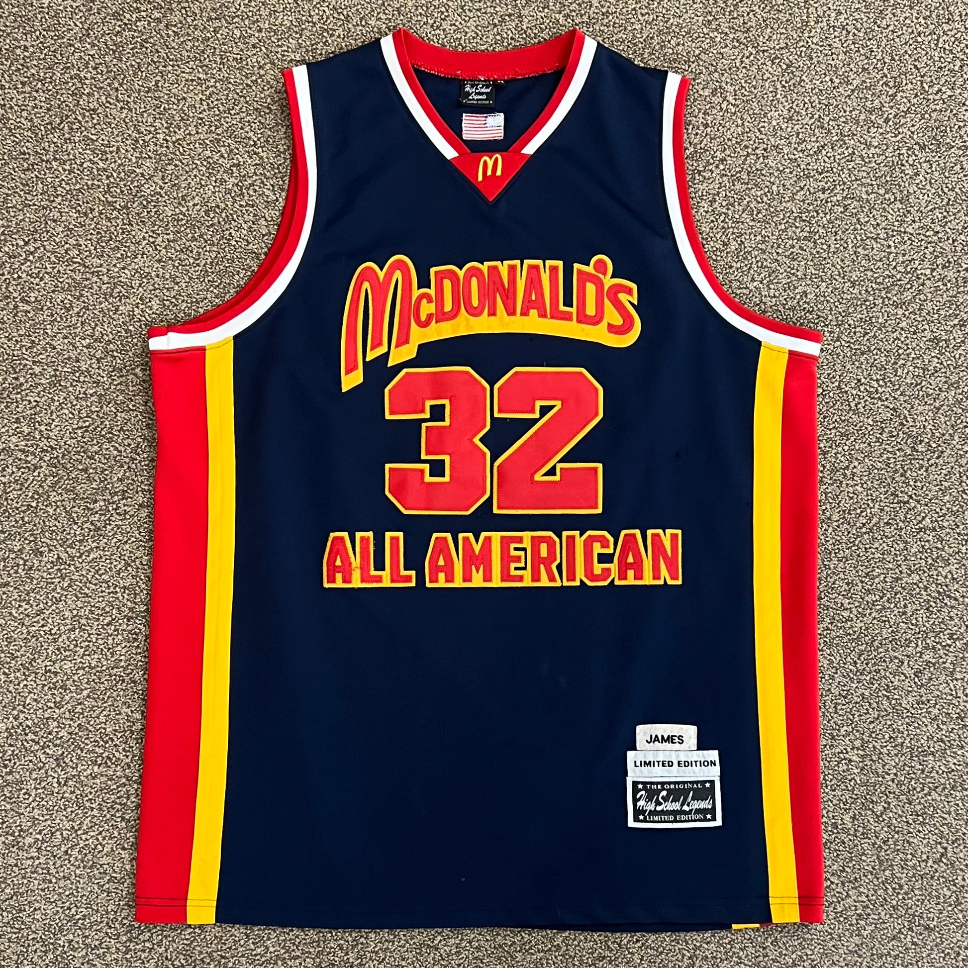 Lebron James McDonald's All American High School Basketball Jersey