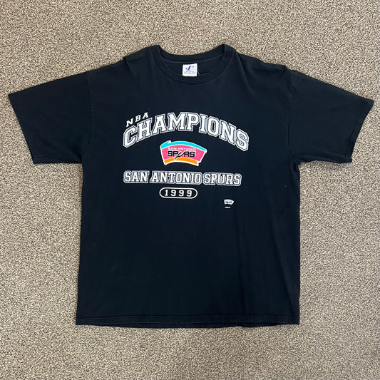 Vintage 1999 San Antonio Spurs NBA Champs Tee