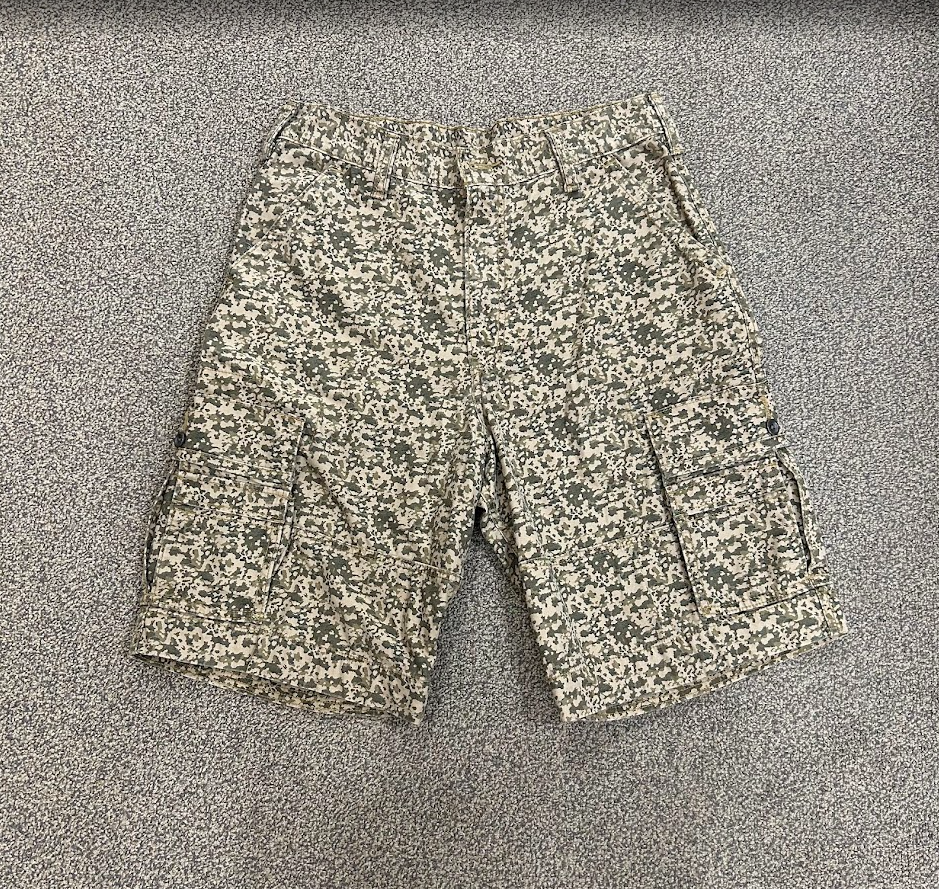 Vintage Levis Moss Camo Denim Shorts