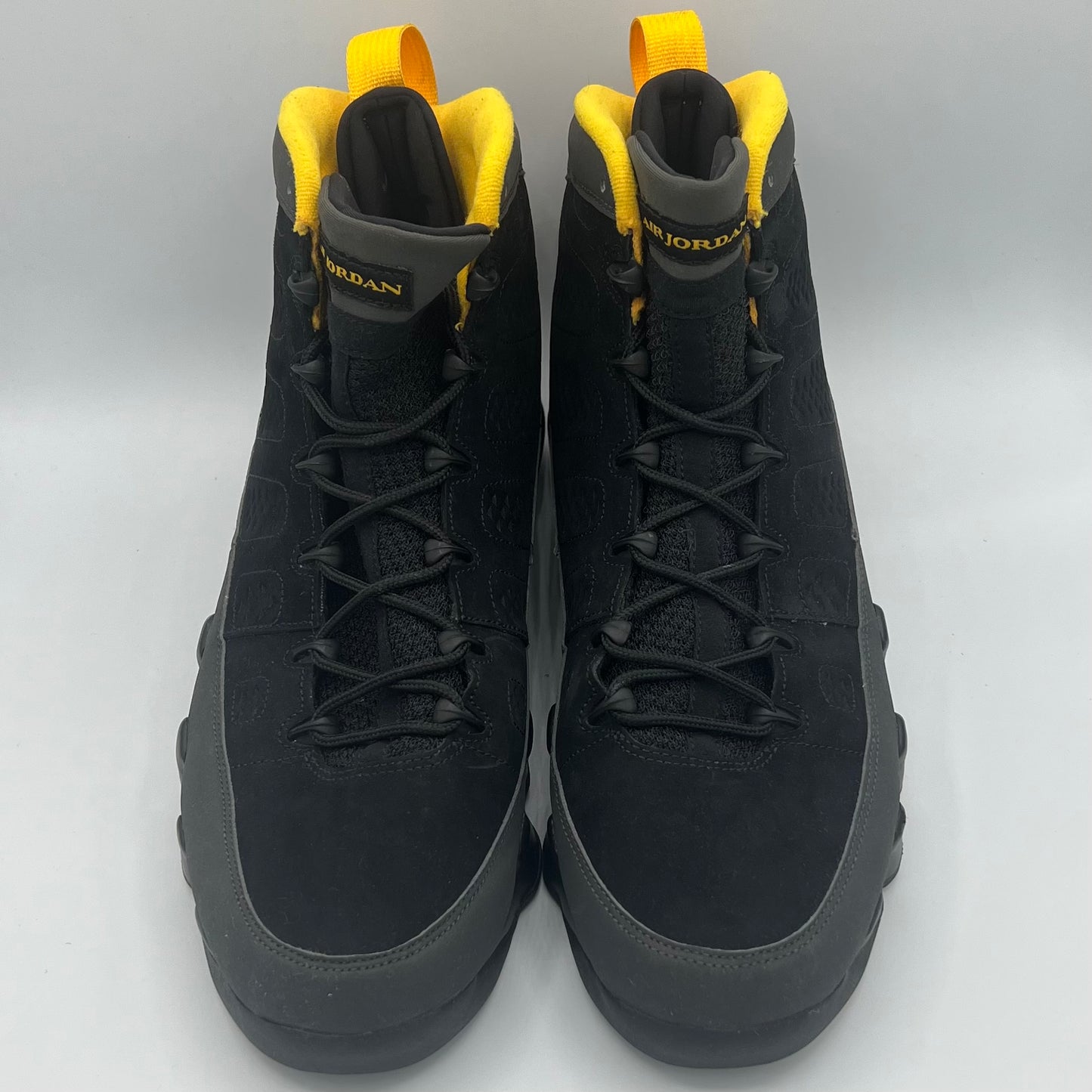 Jordan 9 Retro Dark Charcoal University Gold