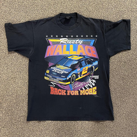 Vintage Rusty Wallace Back For More Tee
