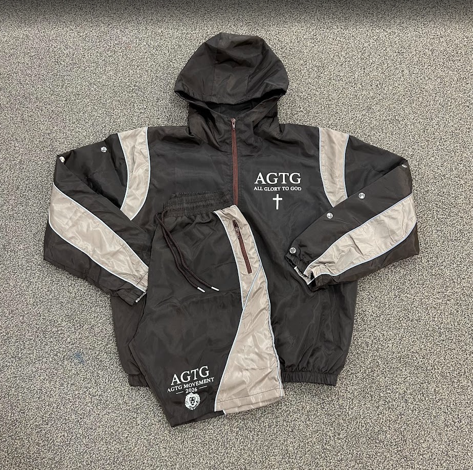 All Glory To God Tracksuit Sets MOCHA