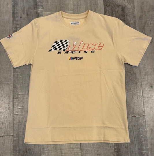 Adult Museum x NASCAR Racing Tee Tan