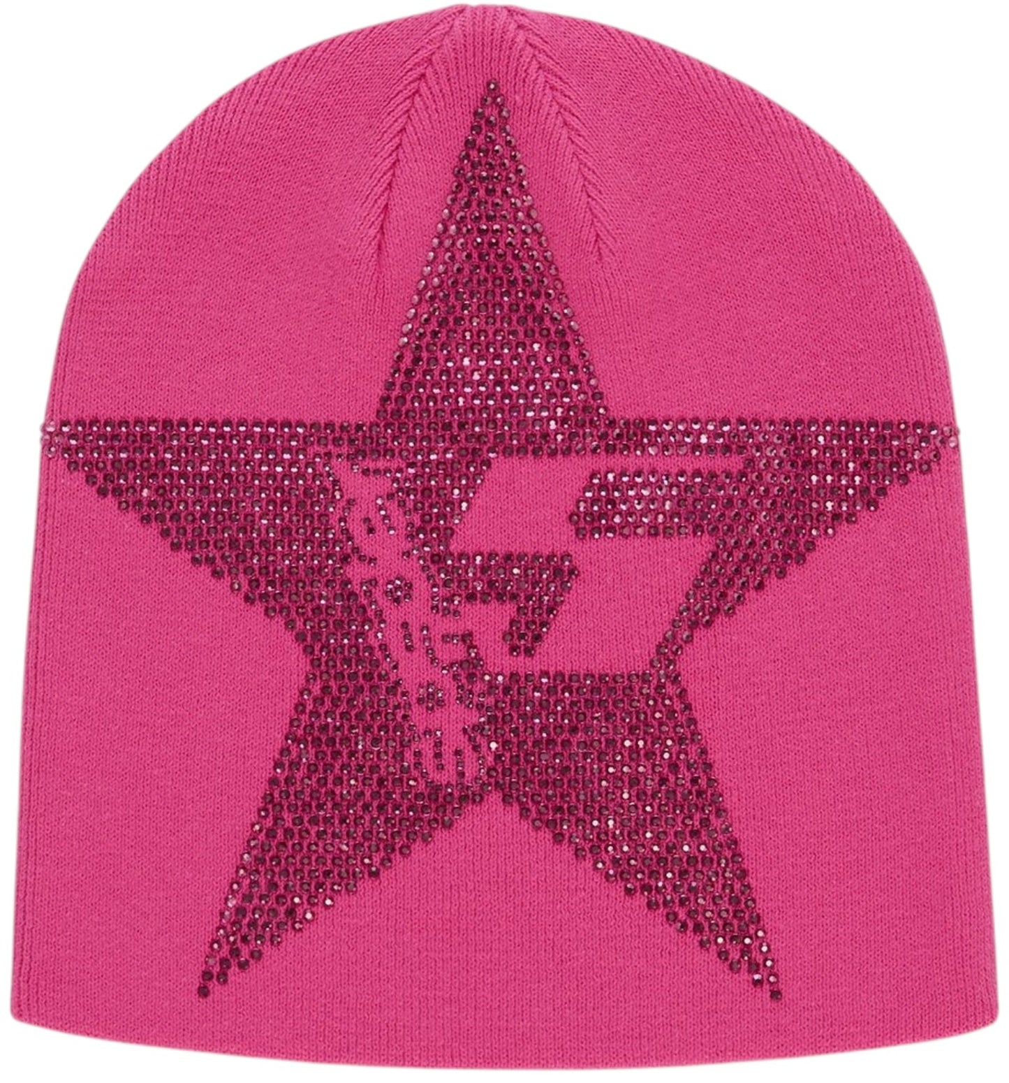 Sp5der Star Rhinestone Skully Pink