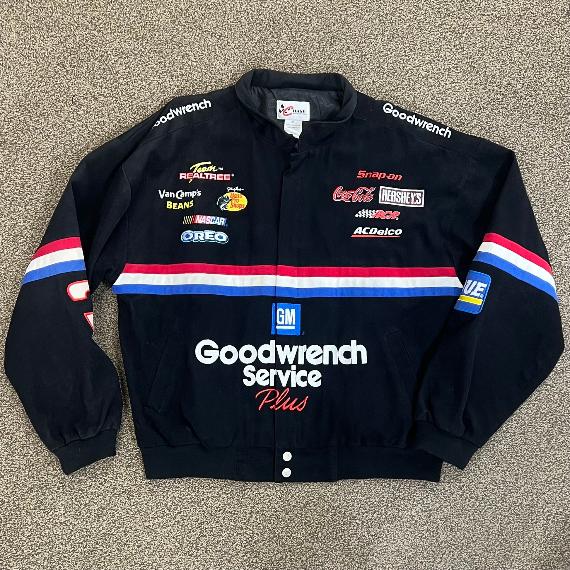 Vintage Chase Authentics Nascar Dale Earnhardt Racing Jacket