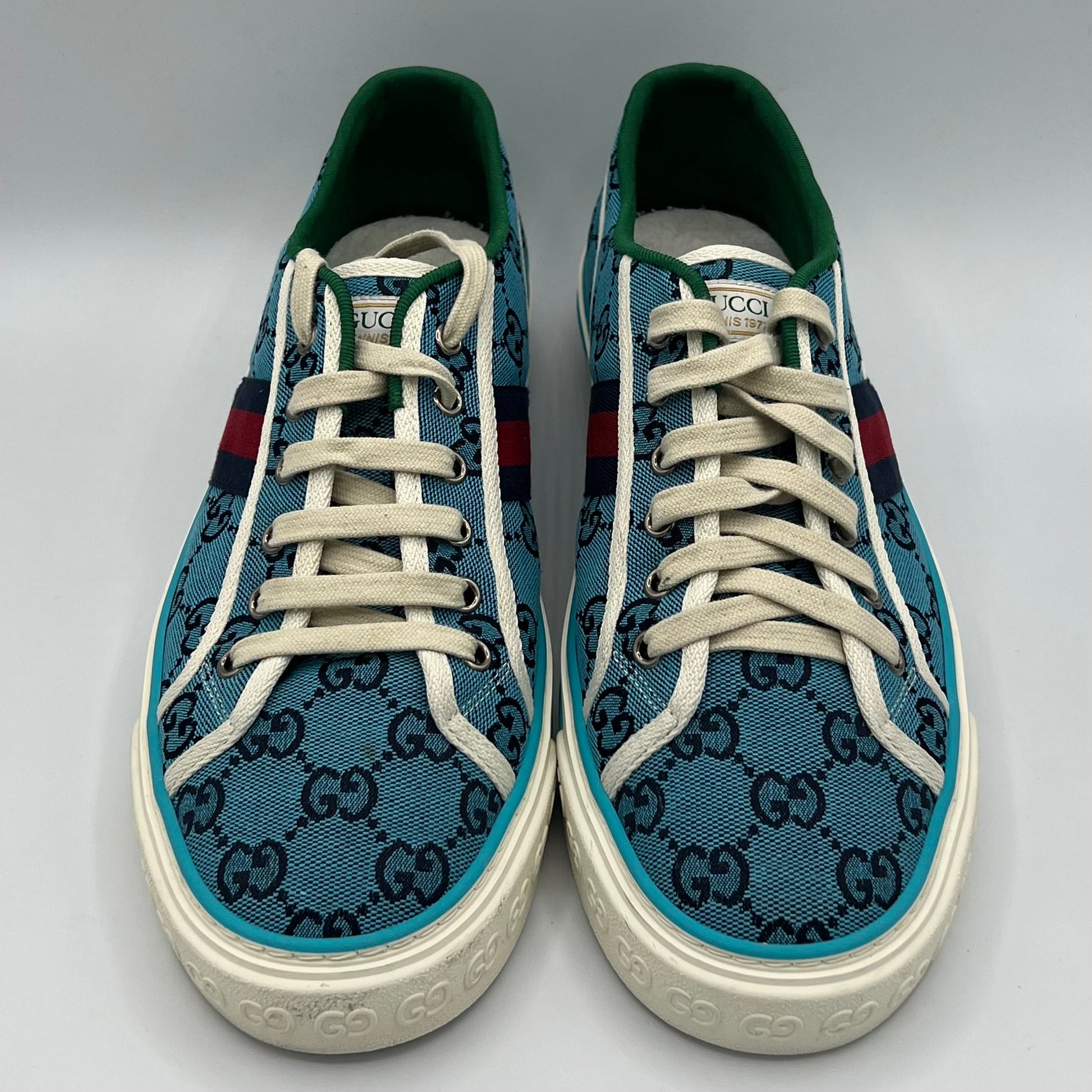 Gucci Tennis 1977 Light Blue Monogram Sneaker