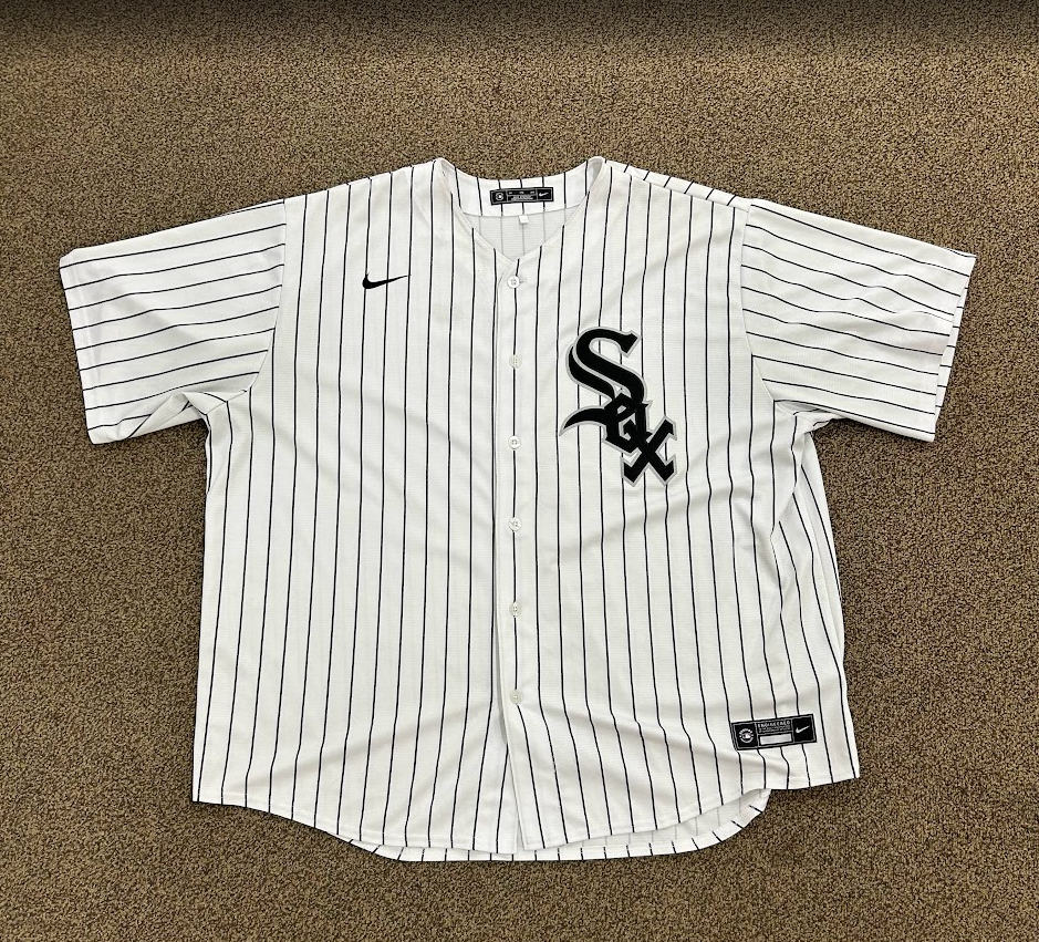 Nike White Sox Pin Stripe Jersey