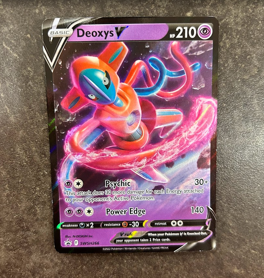 MINT Pokemon Card Deoxys V #SWSH266