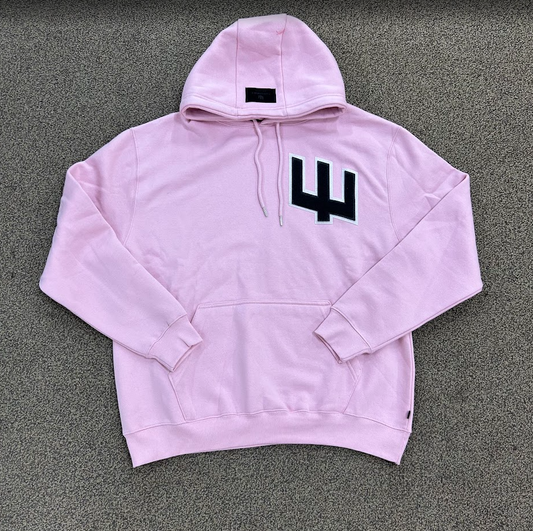 ExtinctMale Pink Chenille Logo Pullover