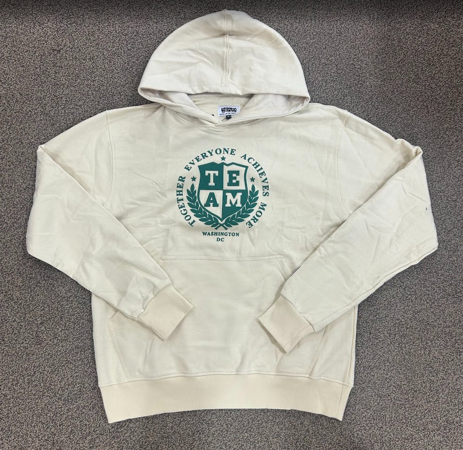 T.E.A.M. College Crest Hoodie Cream