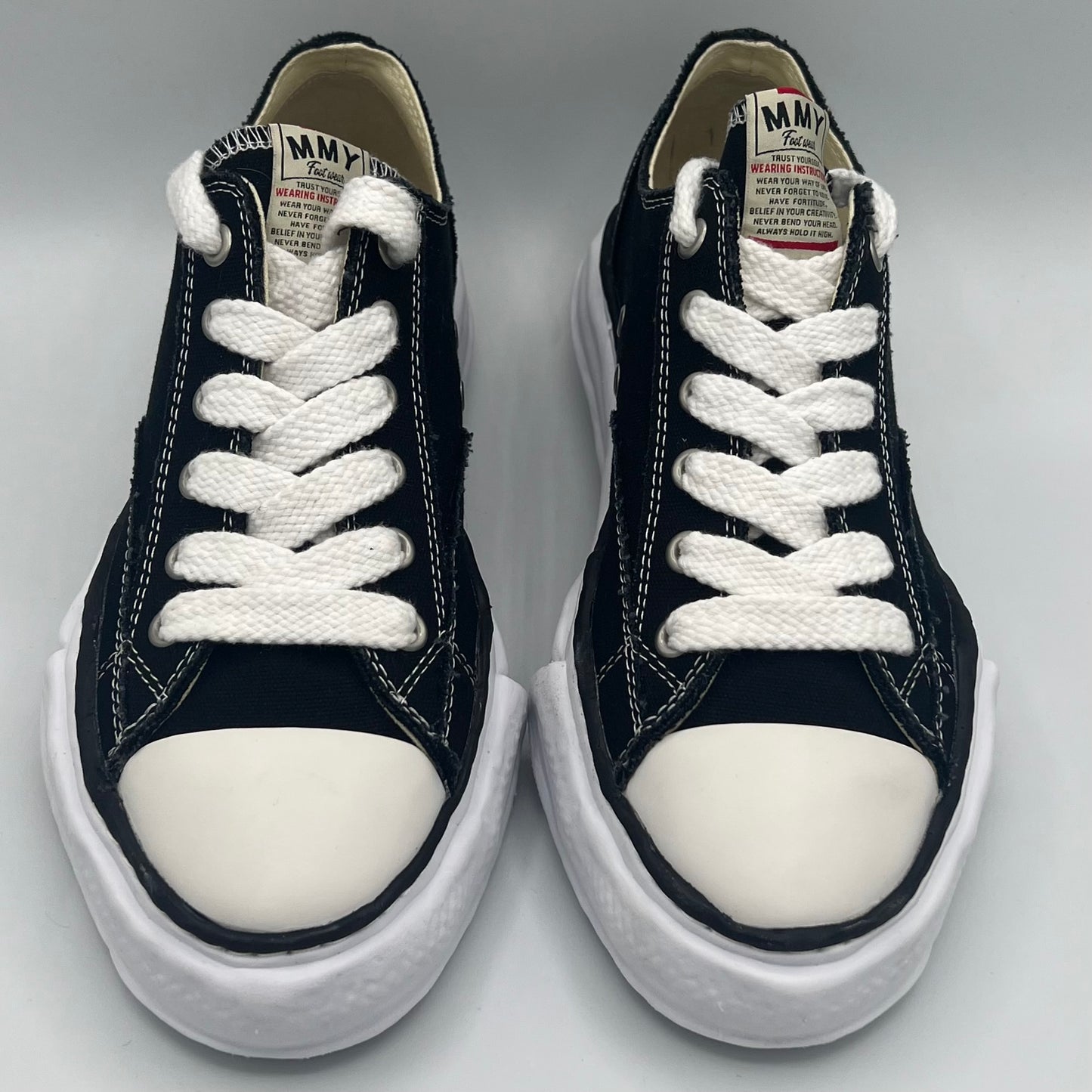 Maison Mihara Yasuhiro Peterson OG Sole Canvas Low Black