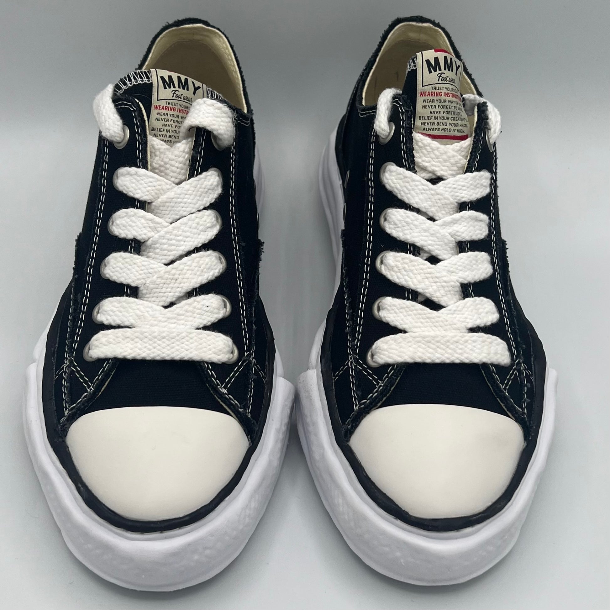 Maison Mihara Yasuhiro Peterson OG Sole Canvas Low Black