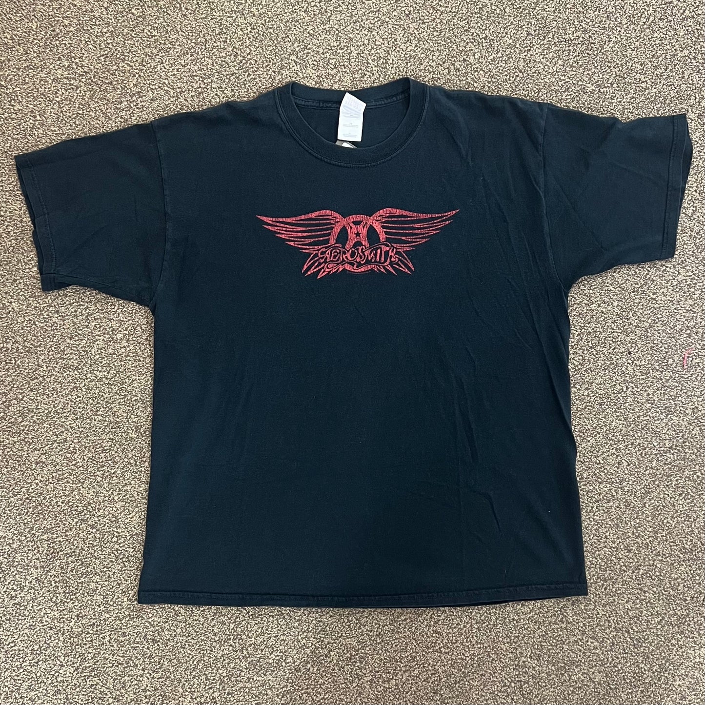 Vintage Property of Aerosmith Tee Black