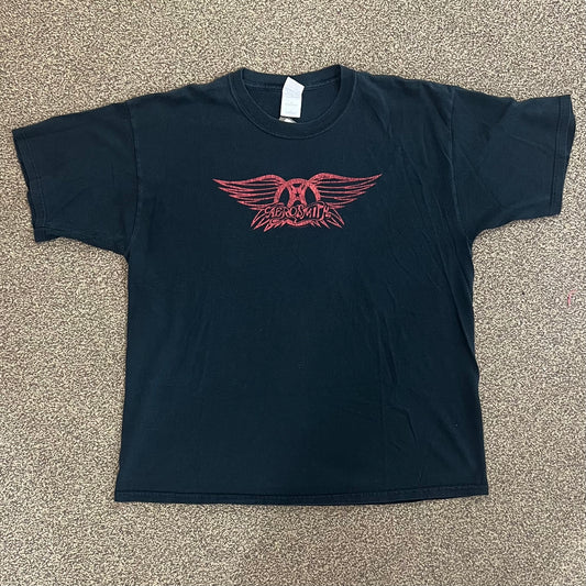 Vintage Property of Aerosmith Tee Black
