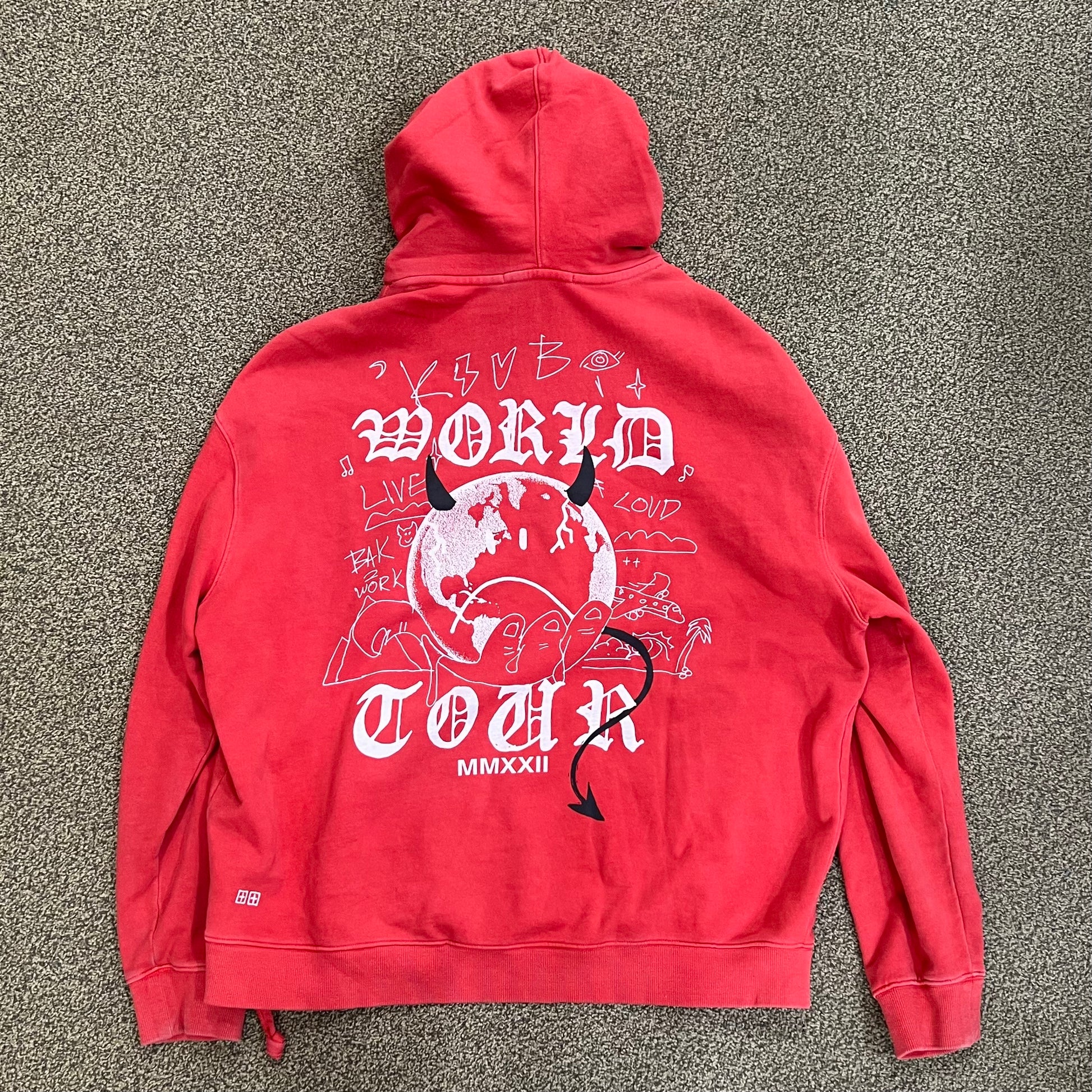 KSubi Devil Biggie Hoodie Red