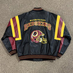 Vintage 58 Sports Washington Redskins Leather Jacket