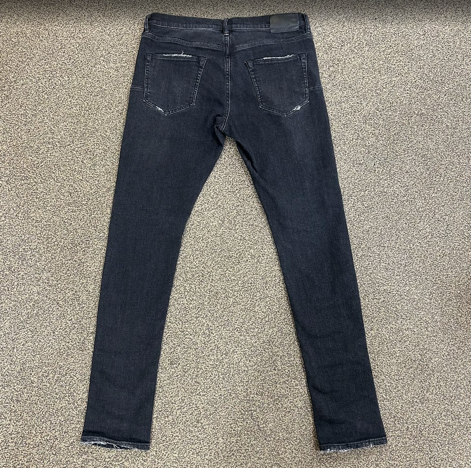 Purple Brand Black Over Spray Core Jeans Black