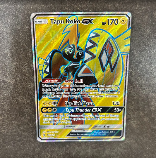 MINT Pokemon Card Tapu Koko GX #135