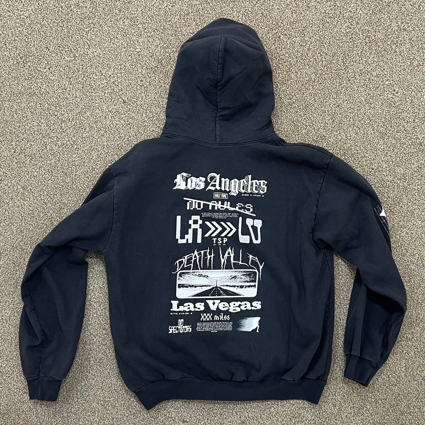 Hall of Fame The Speed Project Black Hoodie