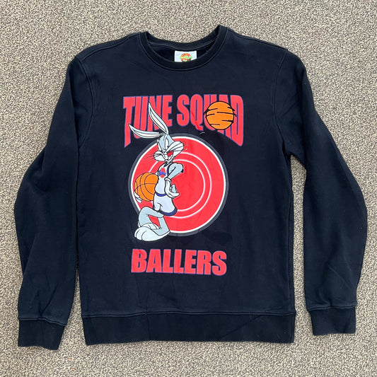 Vintage Space Jam Tune Squad Ballers Crewneck Sweatshirt