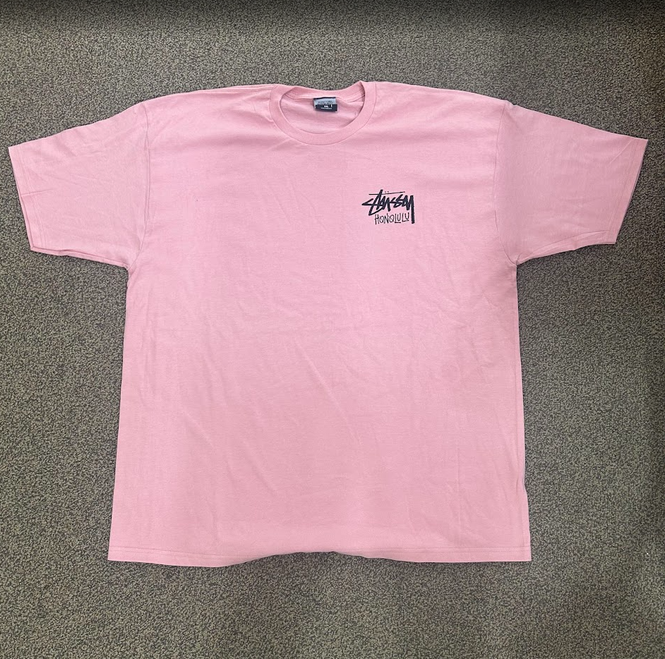 Stussy Honolulu Pink Tee