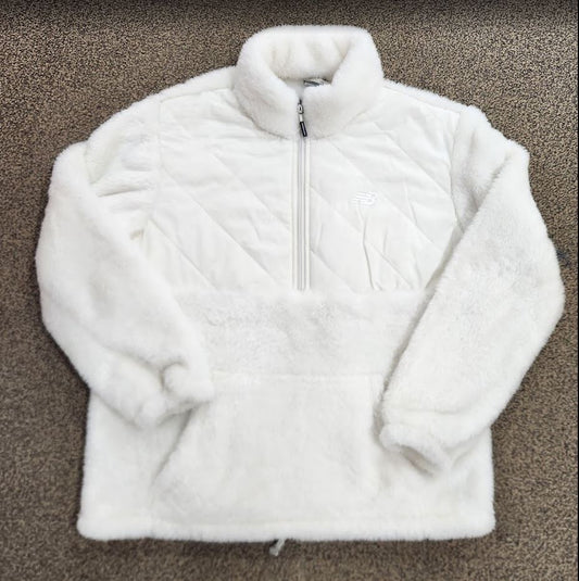 New Balance Fuzzy 1/4th Zip White