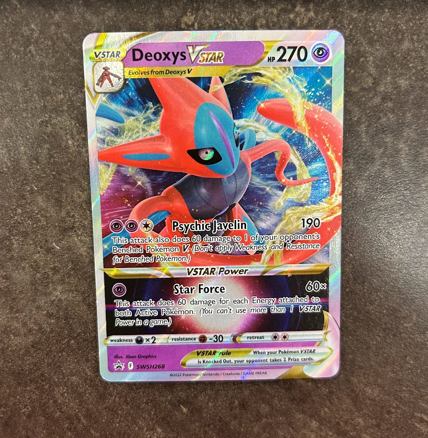 Pokemon Card Deoxys VSTAR #SWSH268