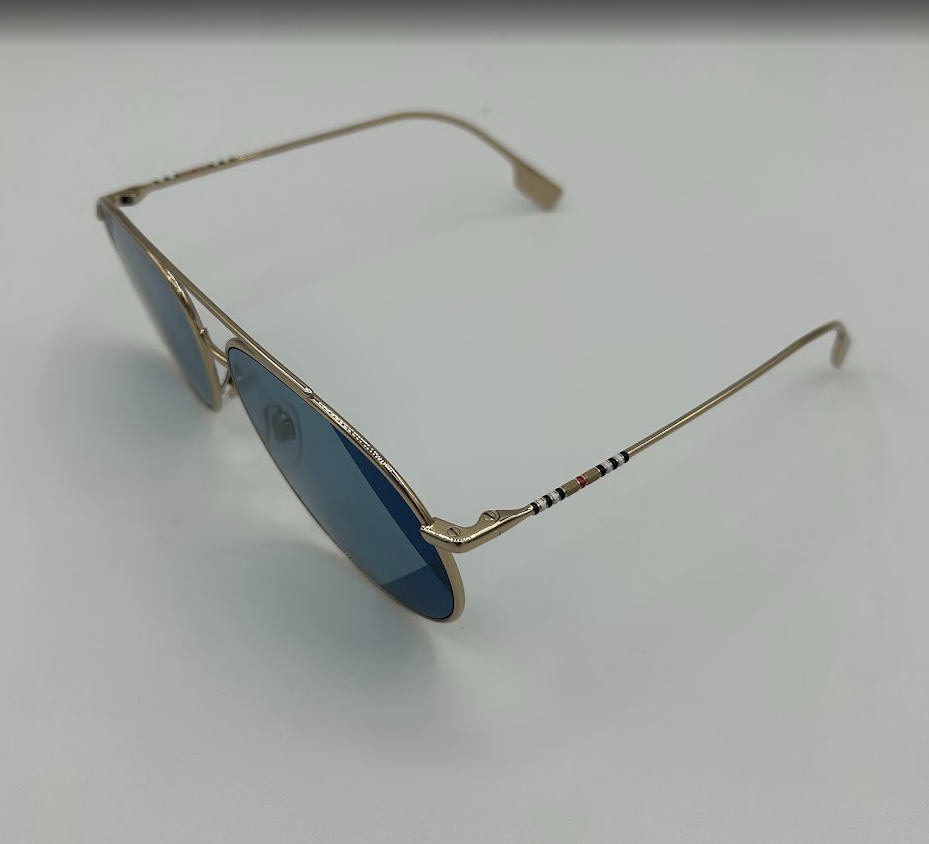 Burberry Alice Aviator Sunglasses Light Gold (0BE3138 110980)