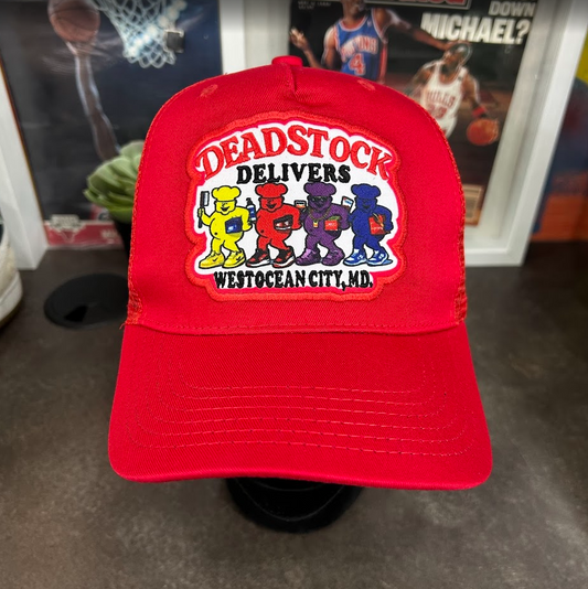 Deadstock Delivers West Ocean City Maryland Trucker Hat Red