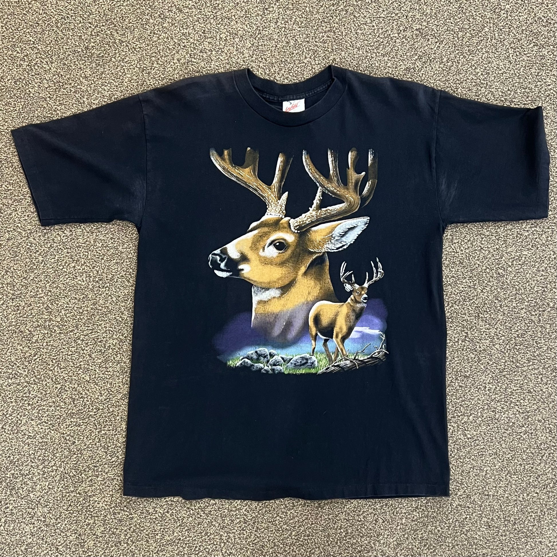Vintage Wild Squared White Tail Deer Tee