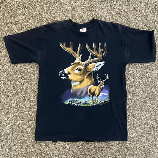 Vintage Wild Squared White Tail Deer Tee