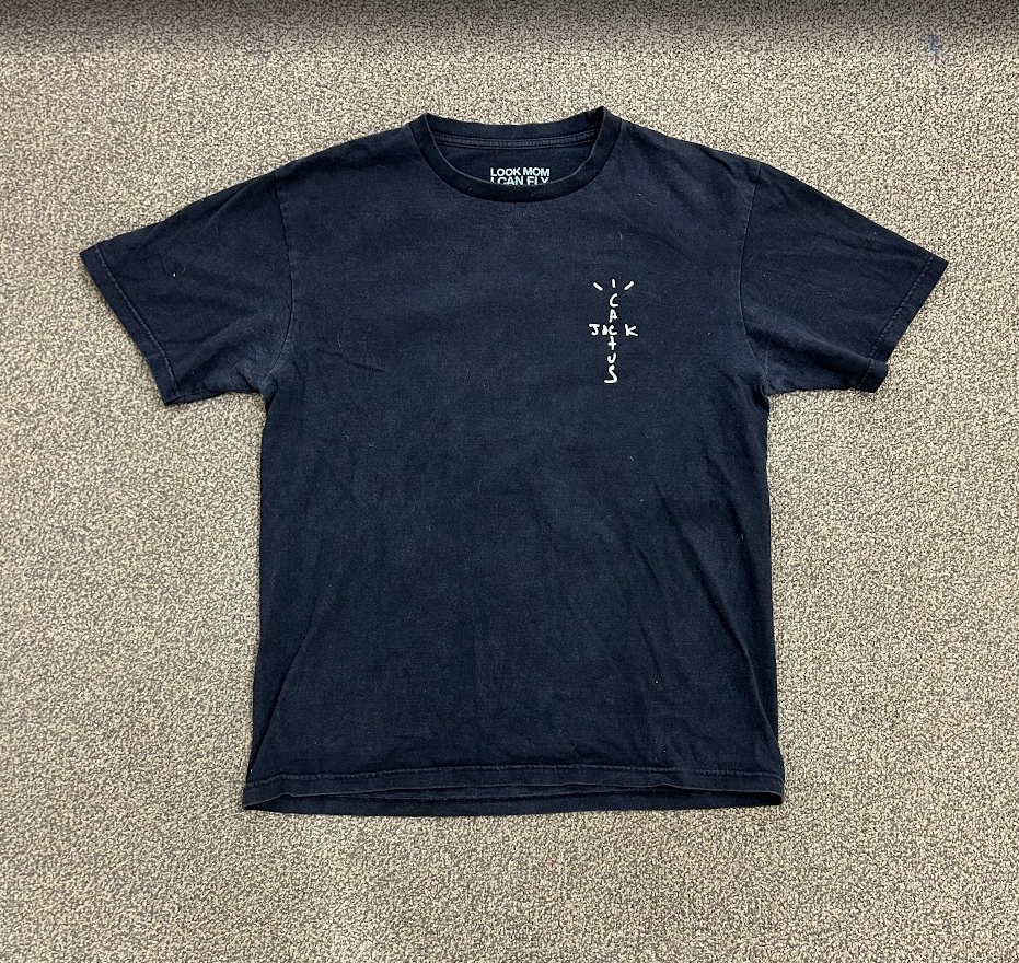 Travis Scott Look Mom I Can Fly Documentary Tee Black