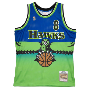 Mitchell & Ness Atlanta Hawks Steve Smith 1996-97 Swingman Jersey Blue/Green