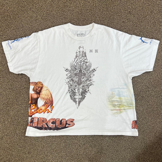 Travis Scott Circus Maximus Tour I Can See The Future Tee - White - Medium - New