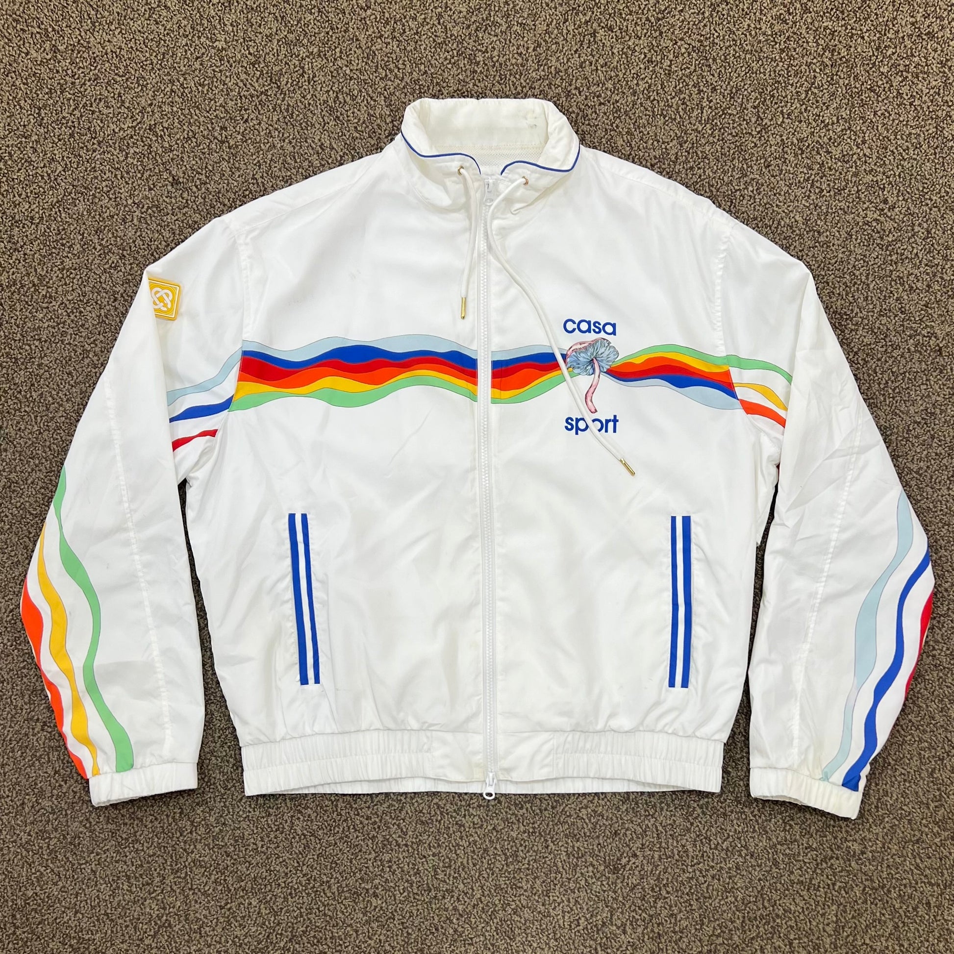 Casablanca Mind Vibrations Track Jacket and Shorts Set